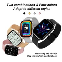 Reloj Inteligente Deportivo con Monitor de Actividad Física, Pantalla TFT de 1.81'', Transpirable, Recordatorio de Tareas, Resistente al Agua IP67, Brújula para Android