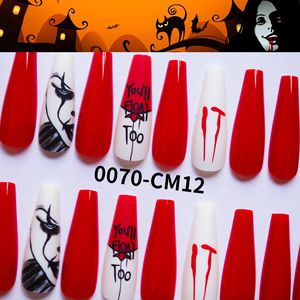 <span class=keywords><strong>Faux</strong></span> <span class=keywords><strong>ongles</strong></span> à presser de luxe <span class=keywords><strong>2021</strong></span>, design cercueil, marque privée, thèmes Halloween, Festival d'horreur, Noël, Bonhomme de neige, Vieil homme - Product Image 2