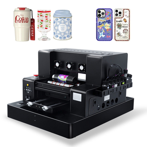 COLORSUN Automatic Bottle Cylinder Inkjet Printer for L805 Head Phone case Uv Printer (320*500mm) A3 Varnish UV Printer - Product Image 1