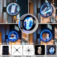 Écran LED holographique transparent, panneau numérique, affichage publicitaire, bienvenue, 1 an, intérieur/extérieur, IP65, 12V, centres commerciaux