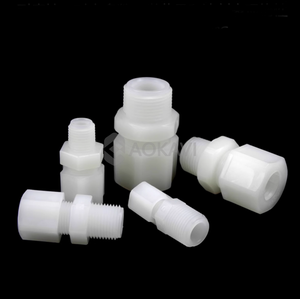 PVDF NPT filettatura a compressione maschio-connessione rapida <span class=keywords><strong>Union</strong></span>, resistente ai prodotti chimici per tubo dell'acqua dell'aria - Product Image 2