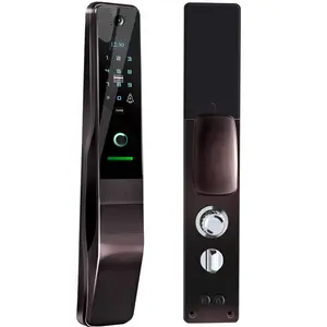 Remote Visuele Intercom Lock Home Security Smart Wachtwoord Vingerafdruk Alarm App Telefoon Deurbel Elektronische Intelligente Deurslot