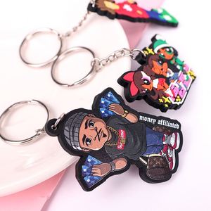 Cadeaux promotionnels personnalisés pour entreprises, porte-clés en PVC léger, dessin animé personnalisé, mignon, tendance, écologique, durable, de haute qualité - Product Image 5