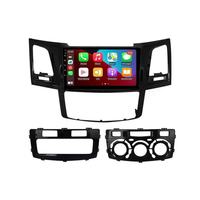 Pantalla Táctil Android de 9 Pulgadas para Coche con Reproductor de DVD, Navegación GPS, Carplay, MP3, DSP y Mirror Link para Tablero de Toyota Hilux 2007-2015