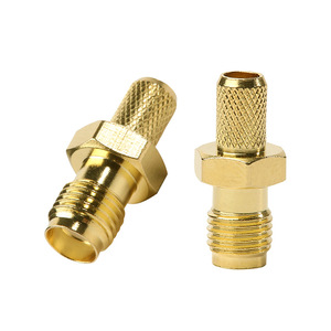 Coaxial RF <strong>connector</strong> SMA-<strong>K</strong>-3 female pin crimping 50-3 line LMR200 RG58 RG141 line - Product Image 5