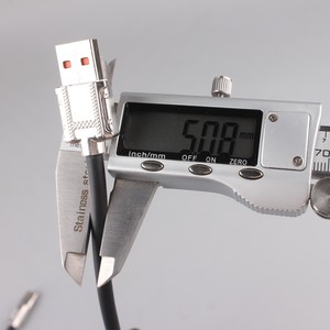 Kim Loại kết nối 1m SạC Nhanh Cáp dữ liệu Type-C sạc nhanh USB A đến C Tương thích với Oppo siêu VOOC - Product Image 4