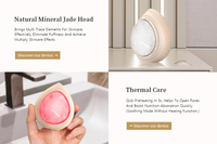 Jade de luxe Gua Sha outils sonique micro-courant visage usage domestique équipement de beauté dispositif de soins de la peau intelligent pour les soins de la peau