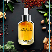 Formule professionnelle de sérum raffinage de la peau avec complexe peptidique et extraits botaniques 30ml/1 Fl.oz Flacon compte-gouttes OEM pour le visage