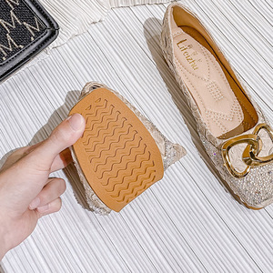 2025 printemps chaussures plates soirée brise une étape bateau dentelle diamant femmes chaussures simples grandes femmes chaussures simples - Product Image 4