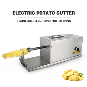 GZKITCHEN Điện Khoai Tây Twister Cơn Lốc Xoáy Slicer MÁY XOẮN ỐC Tự Động Cutter Rau Slicer Máy Nhà Cung Cấp 110/220V - Product Image 3