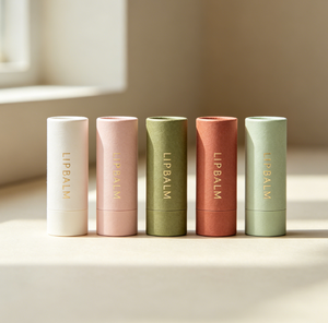 Custom Biodegradable Recyclable Cardboard Lip Balm Tube with Magnet Closure Wholesale Round Kraft Paper Packaging <b>Container</b> - Product Image 5