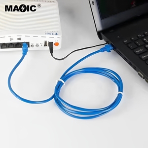 Vente en gros de câbles de raccordement <span class=keywords><strong>RJ45</strong></span> LAN haute <span class=keywords><strong>vitesse</strong></span> Câble Ethernet Cat6 pour jeux Ordinateurs et téléviseurs - Product Image 5