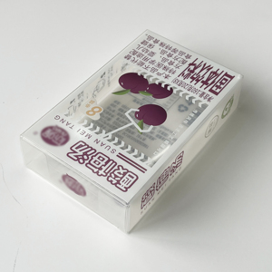 Caja de Plástico Plegable Transparente Personalizada de <span class=keywords><strong>APET</strong></span>, Caja de Embalaje de PET de Grado Alimenticio para Bebidas Sólidas, Polvo de Ciruela Ácida en Barra - Product Image 5