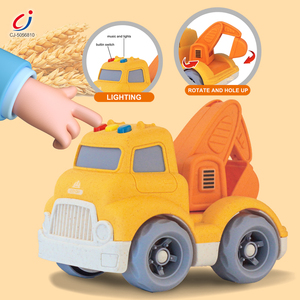 Chengji Vente en gros : Jouets de voiture modèle avec éclairage et musique, en paille écologique colorée, <span class=keywords><strong>camion</strong></span> d'ingénierie à friction de <span class=keywords><strong>dessin</strong></span> <span class=keywords><strong>animé</strong></span> - Product Image 2