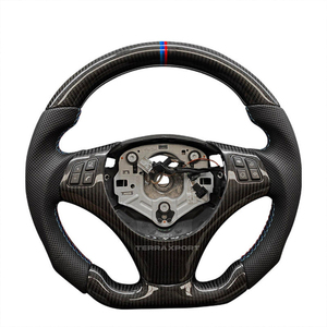 Volante de Cuero Compatible con BMW E81 E87 E82 E88 E30 E36 E46 E90 E91 E92 E93 E34 E39 E60 E61 E63 E38 E65 E84 E83 E53 E70 E71 - Product Image 4