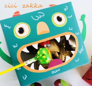 Boîte cadeau pour Halloween, figurines de monstre, boîte pour bonbons, Cookies, Mini boîte mignonne - Product Image 5