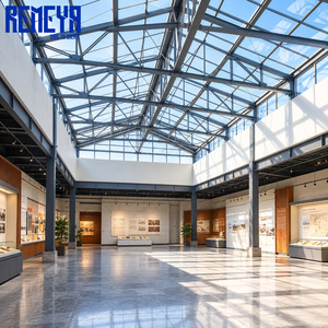 Edificio de Estructura de Acero Prefabricado, Tamaño Personalizado, Nave Industrial con Techo para Exposiciones y Almacenes - Product Image 5