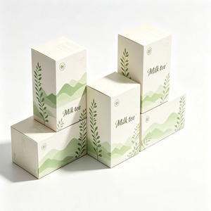 Wholesale Personalized Coffee Tea <b>Packaging</b> <b>Box</b> Custom Logo <b>Small</b> Tea Bag Packing Cardboard White Paper Tea <b>Box</b> - Product Image 2