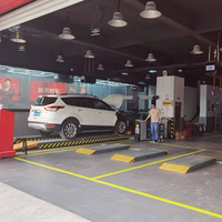 Promotion : Pont élévateur hydraulique ultra-plat grande capacité pour alignement de roues, certifié CE, idéal pour les ateliers de pneus, la réparation automobile et l'entretien en garage.