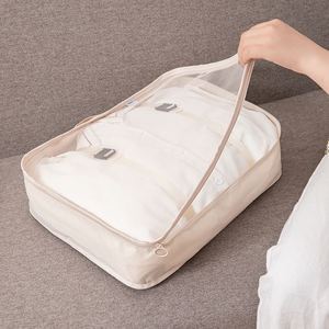 Wholesale Organizer Shoe 3pcs Set Bag Waterproof <b>Zipper</b> Portable Storage Shoe Bag for Travel Football Golf <b>Boot</b> Trainer Bag - Product Image 3