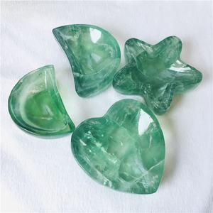 <span class=keywords><strong>Bol</strong></span> en <span class=keywords><strong>cristal</strong></span> avec gravure à la main naturelle, pierre en fluorite verte, étoile lune et cœur, pour décoration, vente en gros, 1 pièce - Product Image 4