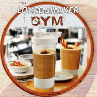 LOVFE Mug Sport Automatique Mélangeur Électrique pour Protéines 401-500ml en Plastique Écologique pour Café et Avoine USB/Électrique pour la Maison
