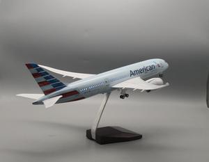 Modelo de Avión <span class=keywords><strong>Boeing</strong></span> <span class=keywords><strong>787</strong></span> de American Airlines, Escala 1/130, de Resina, Estilo Arte Popular, Regalo Empresarial, Decoración de Escritorio, Avión Grande - Product Image 6