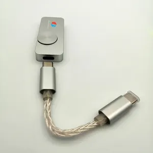 Interruptor de ganancia de Audio estéreo, compatible con impedancia de 16-300ohns, auriculares USB C DAC, amplificador de auriculares HiFi portátil, Mini Amp para teléfono/PC