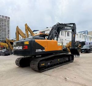 รถขุดไฮดรอลิก HYUNDAI 220LC-9S สภาพดี ขนาด 22 ตัน เครื่องจักรขุดดินแบบตีนตะขาบขนาดใหญ่ - Product Image 4