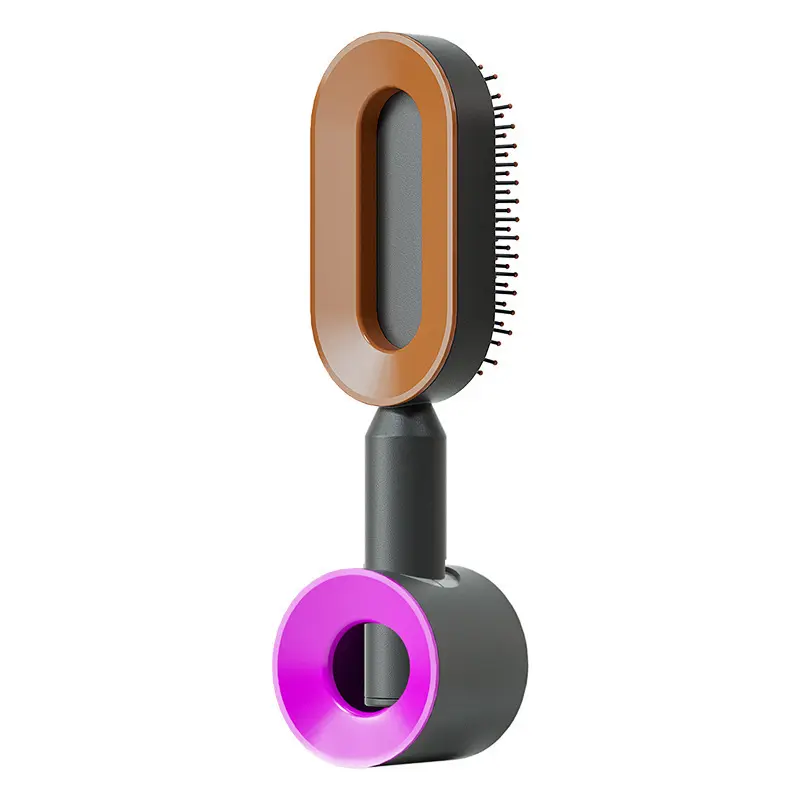 Pente de massagem com um design 3D personalizado, pente de massagem com almofada de ar fácil de limpar, ideal para cabeleireiro e cabeleireiro