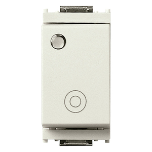 White 1PNO 10A <b>Push</b> <b>Button</b> <b>Switch</b> 4.1x2.8x5.3cm For Electrical Control - Product Image 1