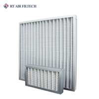 Préfiltre plissé en fibre synthétique de qualité G4 pour systèmes HVAC, AHU et d'air frais