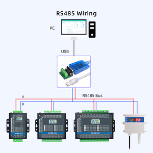 Módulo de Adquisición de Voltaje Analógico RS485 Aislado ZQWL-DAM-xxx3E, Precisión del 0.1%, Entrada <span class=keywords><strong>Bipolar</strong></span> de ±5V/±10V/±30V, Grado Industrial - Product Image 4