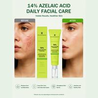 Gel anti-acné réparateur rapide et efficace pour cicatrices d'acné, élimination des taches, réduction des pores, 14% d'acide azélaïque, crème pour le visage contre l'acné