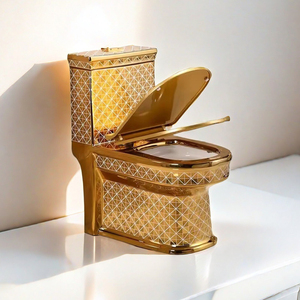 Cao kéo dài phòng tắm nhà vệ sinh thoải mái Chiều cao kép tuôn ra gốm hiện đại phòng tắm nhỏ một mảnh nhà vệ sinh với ghế mềm - Product Image 3