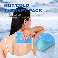 Compresse de gel OEM réutilisable chaude et froide avec sangle en peluche pour les blessures au genou, à l'épaule et au pied