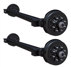 Pièces et accessoires <span class=keywords><strong>de</strong></span> remorque ronds et solides, <span class=keywords><strong>de</strong></span> haute qualité, 8k 10k 12k lb, kit d'essieu simple <span class=keywords><strong>pour</strong></span> remorque robuste avec suspension à ressort à lames - Product Image 4