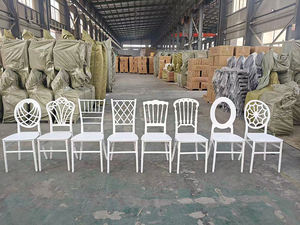 Fabrication chinoise, vente en <span class=keywords><strong>gros</strong></span>, chaises de restaurant en PP blanches bon marché pour lui et elle, chaises en plastique Chavari pour événements - Product Image 6