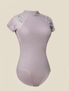 Justaucorps de danse pour <span class=keywords><strong>femme</strong></span> Yimeijia <span class=keywords><strong>pas</strong></span> <span class=keywords><strong>cher</strong></span>, <span class=keywords><strong>tutu</strong></span> dos nu simple en spandex/polyester pour la gymnastique et le yoga - Product Image 6