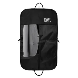 लक्जरी शैली शीर्ष गुणवत्ता परिधान बैग OEM कस्टम मुद्रण सूट बैग पुन: प्रयोज्य और निविड़ अंधकार जैकेट बैग