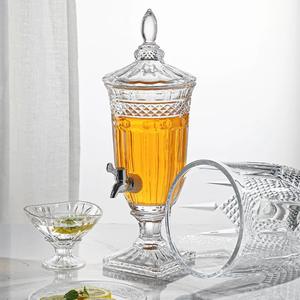 منتج صيفي فاخر ديكور منزلي فاخر عصير فواكه لكمة مشروبات كحولية موزعات مشروبات زجاجية للحفلات والزفاف - Product Image 2