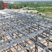 Estructura Metálica Prefabricada Galvanizada ZTSS para Entornos Marinos, Antioxidante, Larga Vida Útil, para Construcción de Fábricas