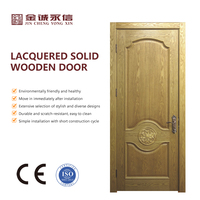 Portes intérieures en bois avec couleurs de peinture personnalisées, portes intérieures classiques de luxe en MDF, porte intérieure à panneau