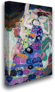 Dipinti famosi astratti moderni Hotel lamina d'oro su tela Wall Art <span class=keywords><strong>Van</strong></span> <span class=keywords><strong>Gogh</strong></span> Gustav Klimt dipinto a mano pittura a olio - Product Image 5