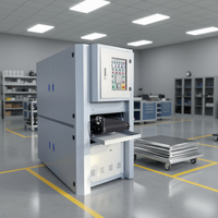 Machine de décapage, de débavurage et de polissage de plaques métalliques en acier haute efficacité Huanhao, garantie, prix d'usine