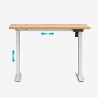 Table de bureau ergonomique et moderne à hauteur réglable et électrique pour les espaces de travail modernes
