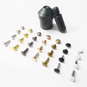 Footwear Accessories Double Dome Hat Rivet Garment For Luggage Leather And Shoe Garment Rivets
