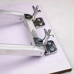 Pinces de serrage en alliage de zinc argentées <span class=keywords><strong>pour</strong></span> sérigraphie, charnières papillon <span class=keywords><strong>pour</strong></span> outils de fixation d'écrans DIY - Product Image 2