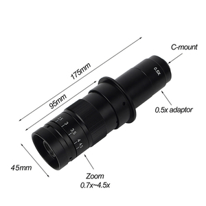 YIZHAN 1X-180X Microscope de maintenance industrielle 0.7X-4.5X Zoom Lens PCB Solder Electronic Equipment Circuit Board Repair - Product Image 3
