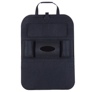 Organizador de asiento trasero de coche, bolsa de almacenamiento de fieltro de 40x55 cm con múltiples bolsillos para uso en el interior del coche - Product Image 5